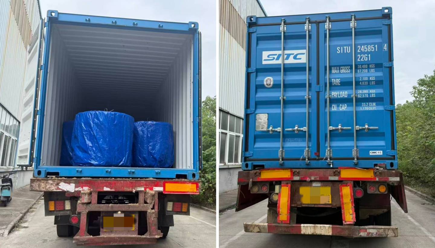 Verzending van 660 treinwielen naar Bangladesh op 21 september 2025